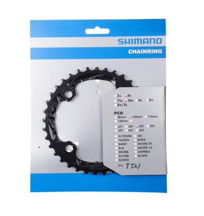 SHIMANO Zębatka 36z. FCT521 Deore czarna