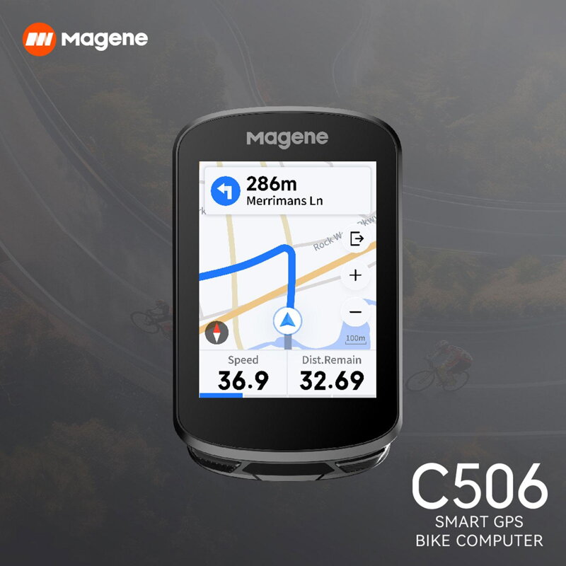 MAGENE Komputer rowerowy MAGENE C506 GPS touch USB